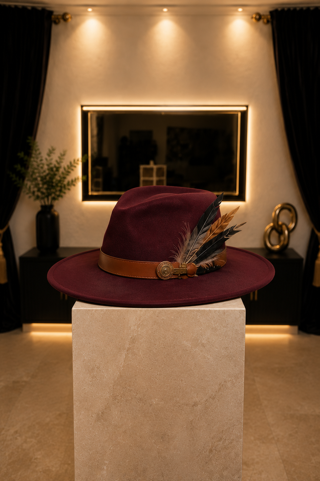 RÈGALÍA Beaver fur felt hat